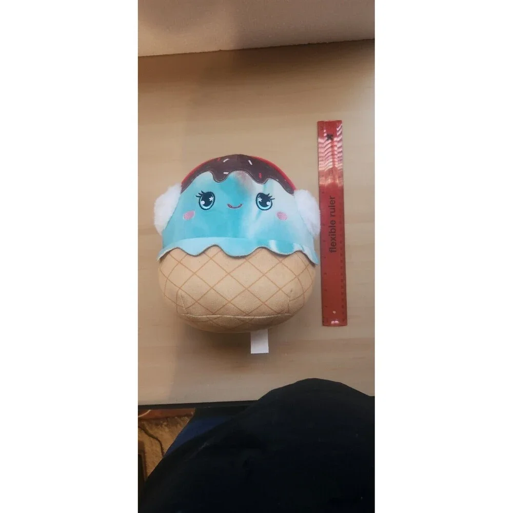 Kellytoy Squishmallow Maya the Mint Chocolate Ice Cream Christmas Plush Toy 10”